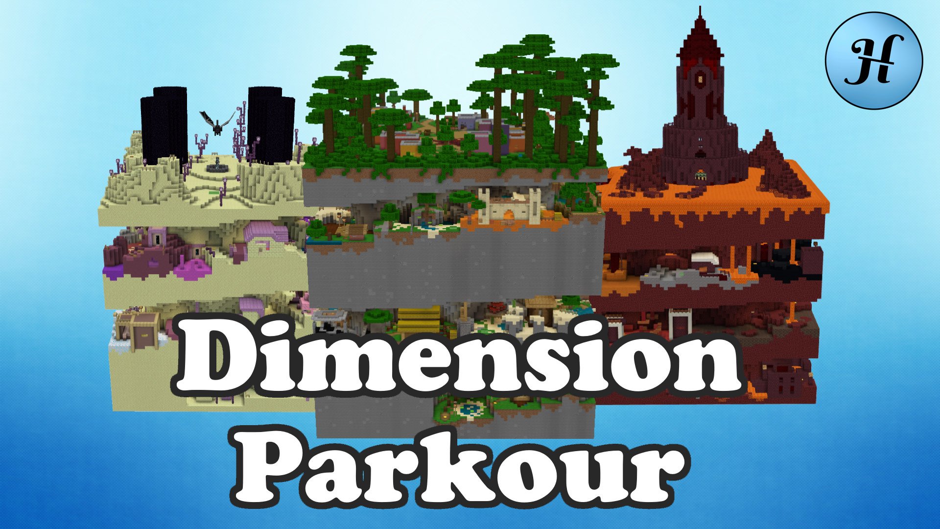 Unduh Dimension Parkour untuk Minecraft 1.15.2